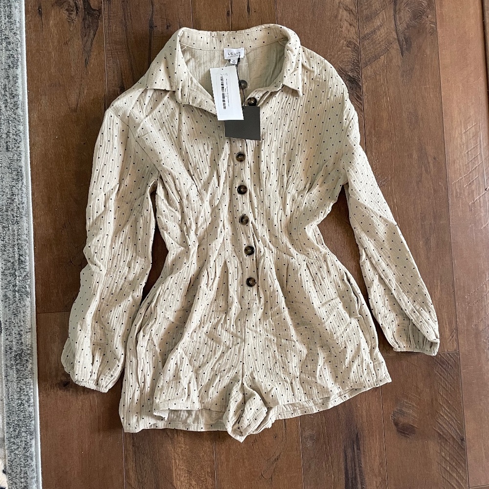 Apricot lane romper size small